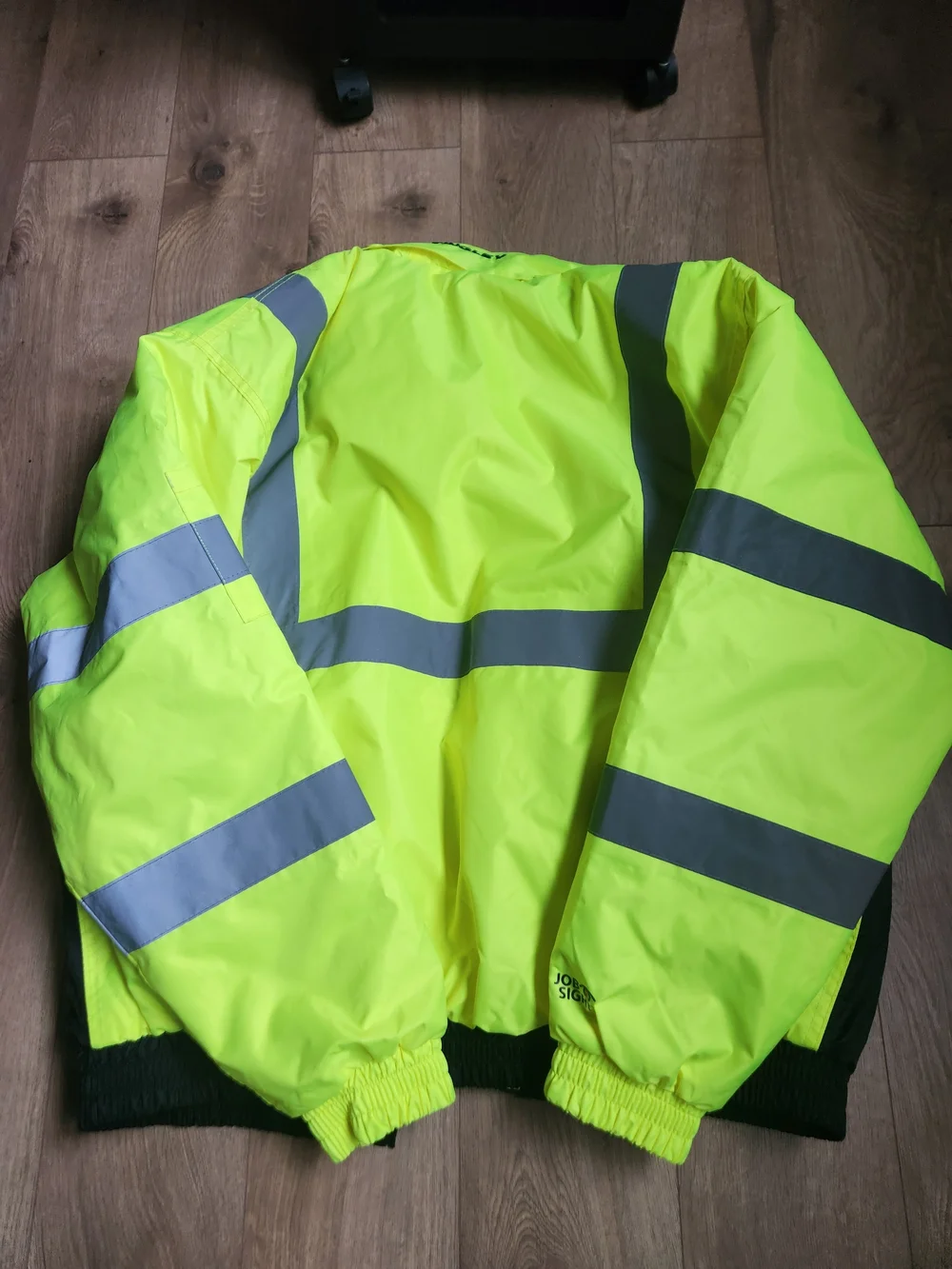 NWT Tingley Bomber II High-Visibility Yellow and Black Safety Work Jacket XL